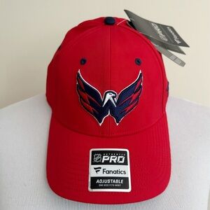 Washington Capitals Fanatics Hat Mens Womens NHL Fan Gear Gift Red Adjustable